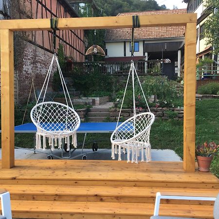 Logement confortable dans maison alsacienne Oberbronn Extérieur photo