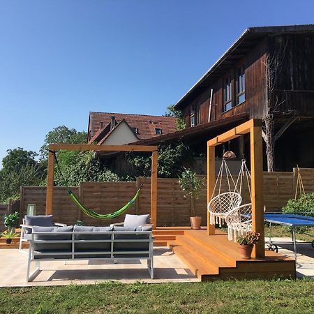 Logement confortable dans maison alsacienne Oberbronn Extérieur photo