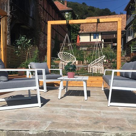 Logement confortable dans maison alsacienne Oberbronn Extérieur photo