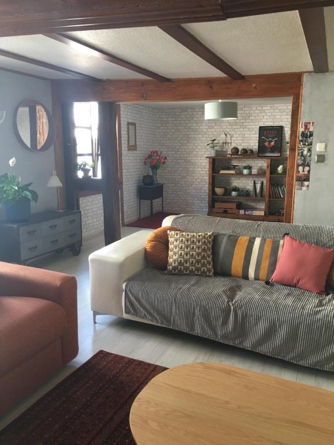 Logement confortable dans maison alsacienne Oberbronn Extérieur photo