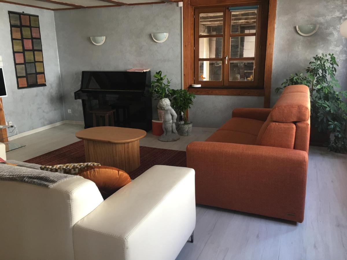 Logement confortable dans maison alsacienne Oberbronn Extérieur photo