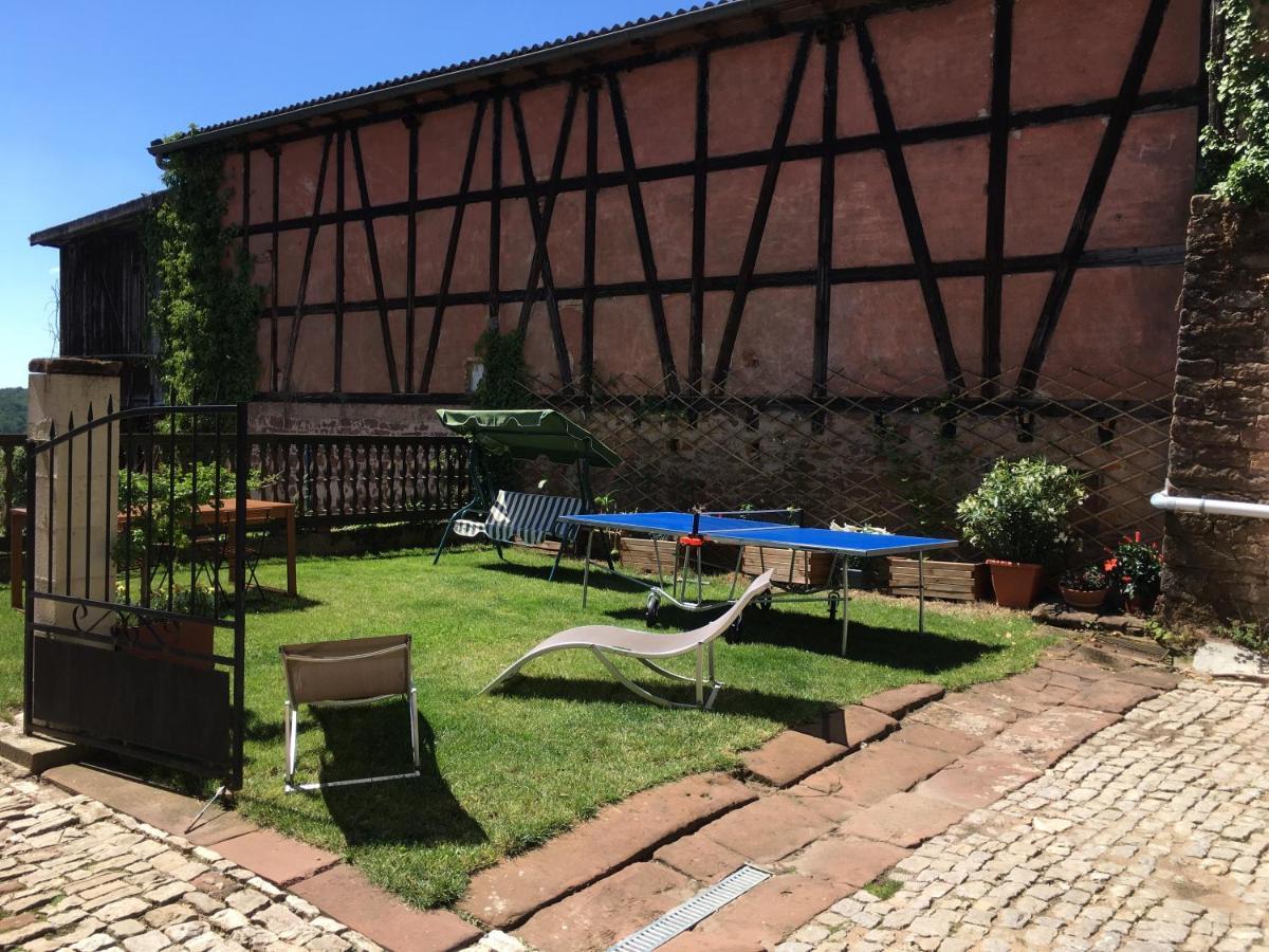 Logement confortable dans maison alsacienne Oberbronn Extérieur photo