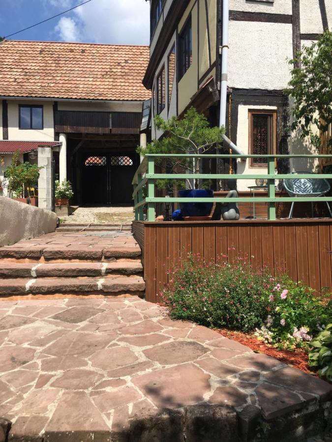 Logement confortable dans maison alsacienne Oberbronn Extérieur photo