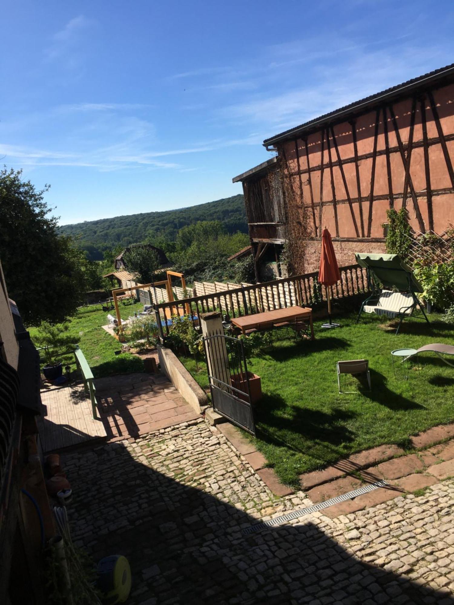 Logement confortable dans maison alsacienne Oberbronn Extérieur photo