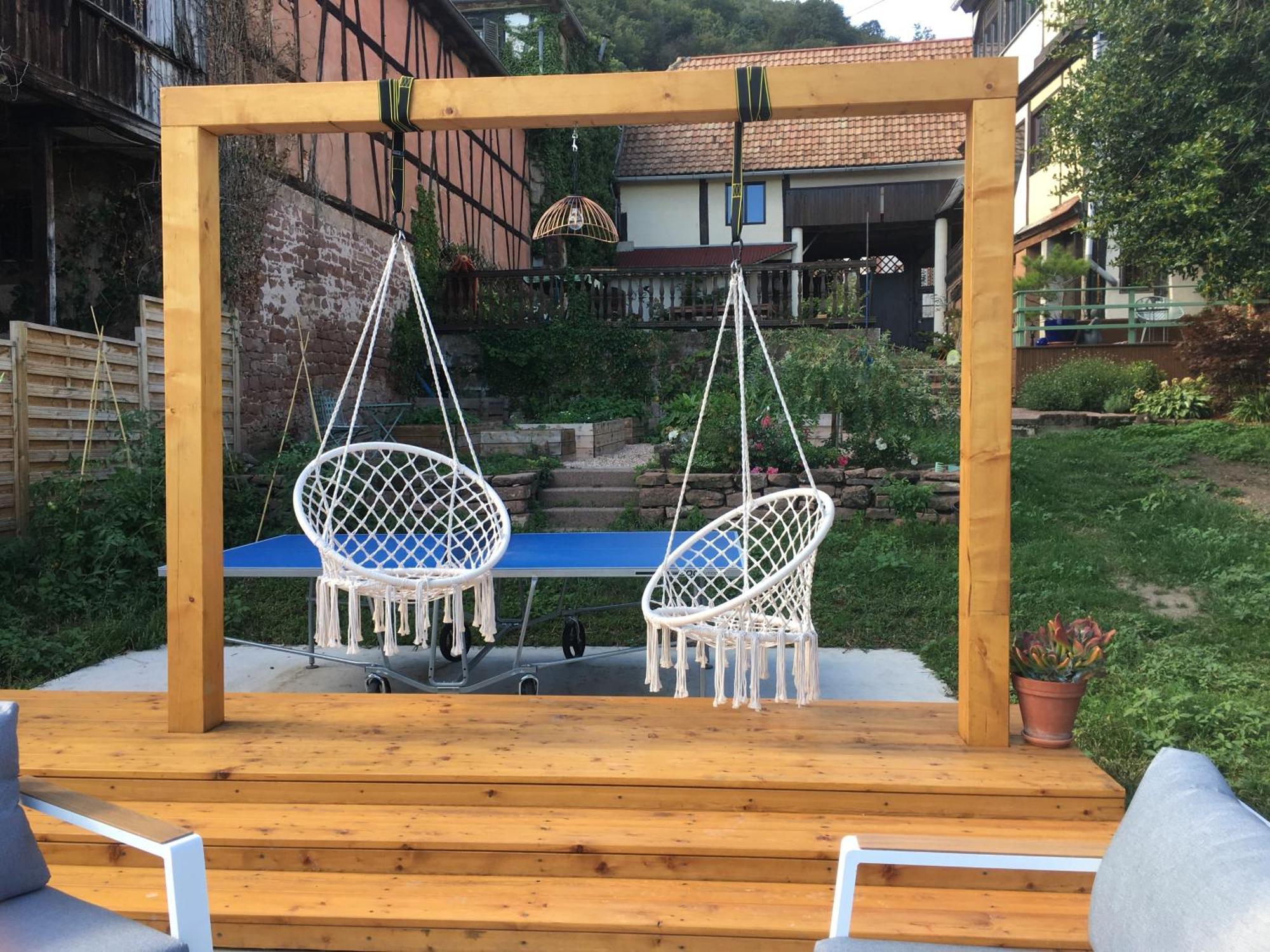Logement confortable dans maison alsacienne Oberbronn Extérieur photo